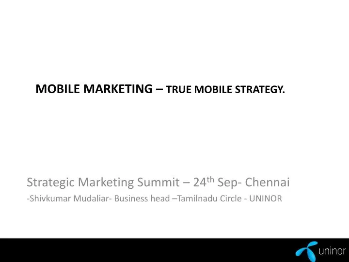 mobile marketing true mobile strategy