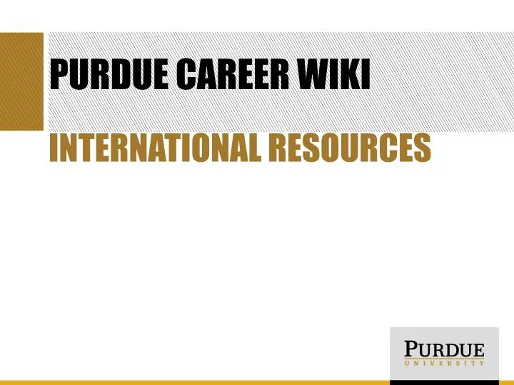 purdue career wiki