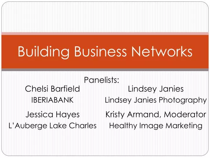 building business networks