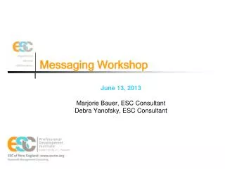 Messaging Workshop
