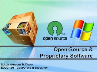 Open-Source &amp; Proprietary Software