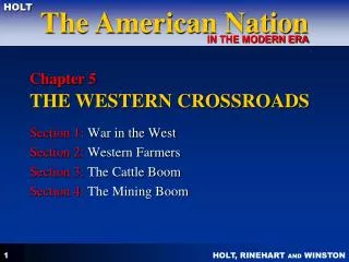 Chapter 5 THE WESTERN CROSSROADS