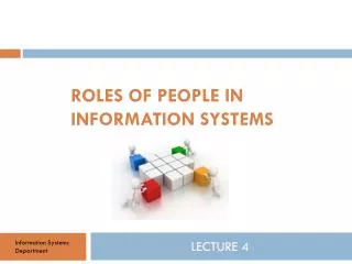 Roles of people in information systems