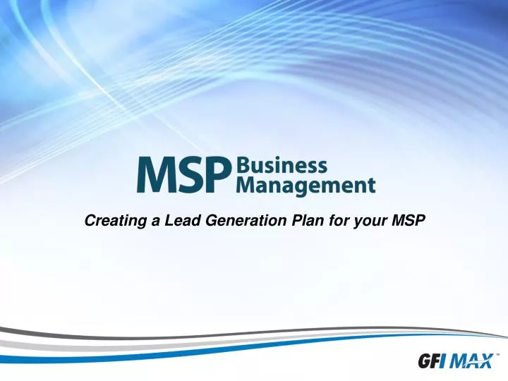 creating a lead generation plan for your msp