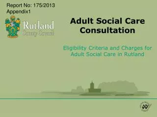 Adult Social Care Consultation