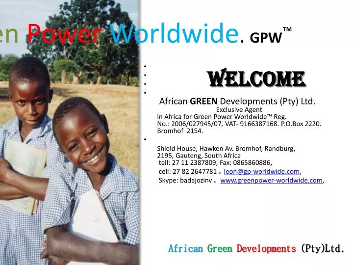 green power worldwide gpw