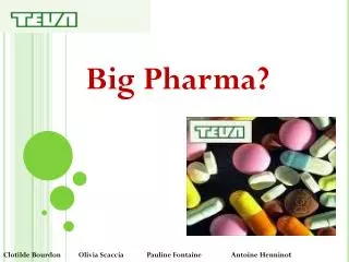 Big Pharma?