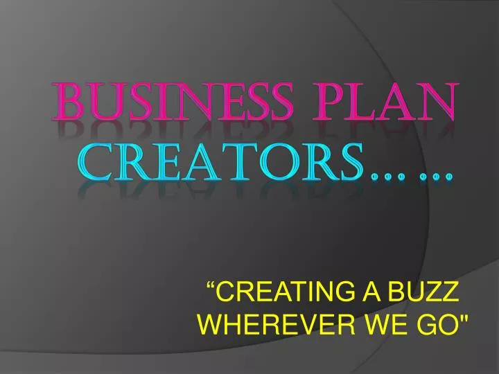 business plan creators