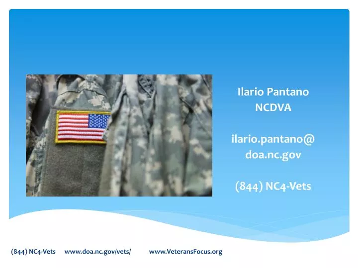 ilario pantano ncdva i lario pantano @ doa nc gov 844 nc4 vets