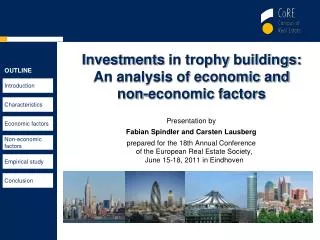 Investments in trophy buildings: An analysis of economic and non-economic factors