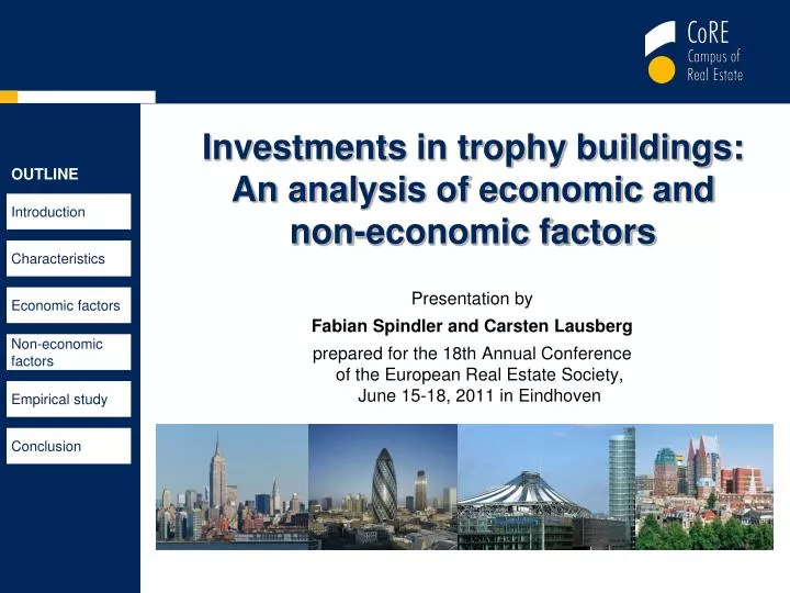 investments in trophy buildings an analysis of economic and non economic factors