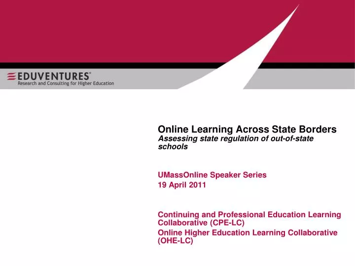 online learning across state borders assessing state regulation of out of state schools