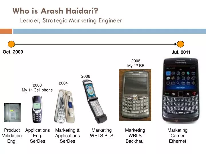 who is arash haidari leader strategic marketing engineer