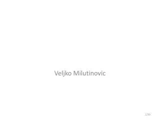 Veljko Milutinovic