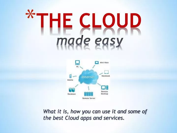 the cloud made easy