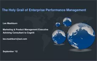 The Holy Grail of Enterprise Performance Management