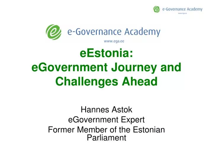 hannes astok egovernment expert former member of the estonian parliament