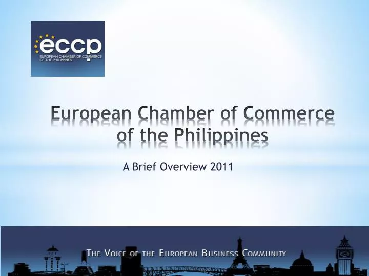 european chamber of commerce of the philippines