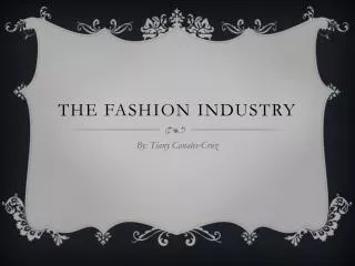 The Fashion Industry