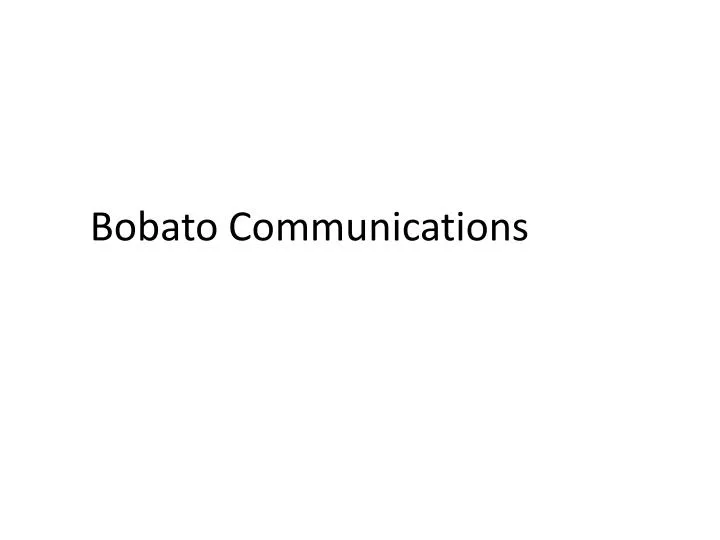 bobato communications