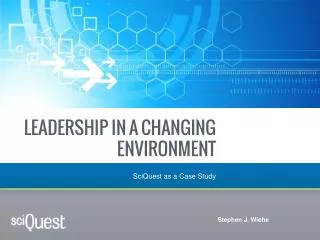 Leadership in a changing environment