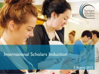 International Scholars Induction