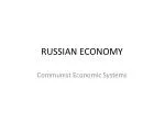 RUSSIAN ECONOMY - slide 1