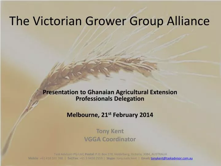 the victorian grower group alliance
