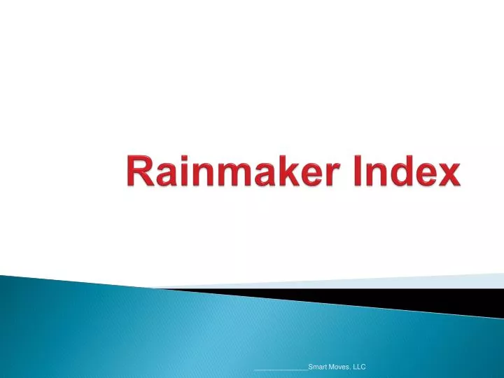 rainmaker index