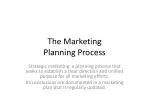The Marketing Planning Process - slide 1