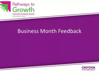 Business Month Feedback