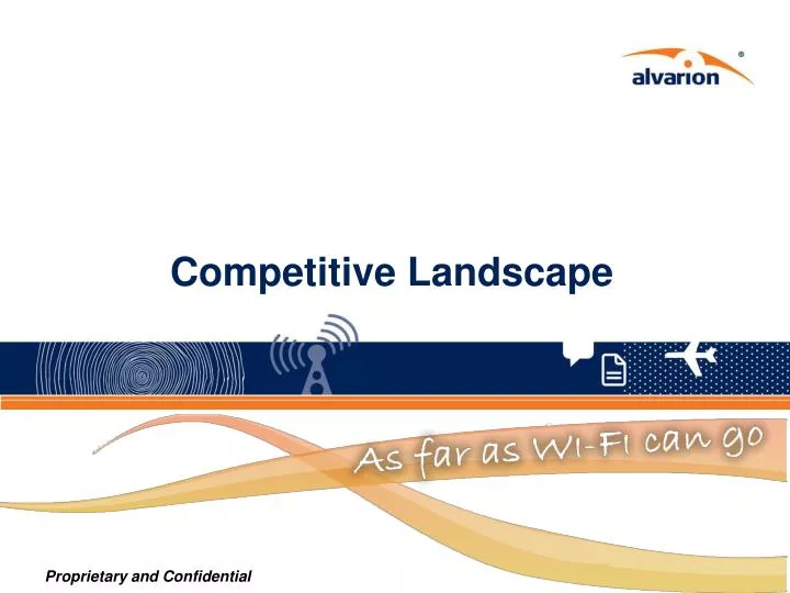 competitive landscape