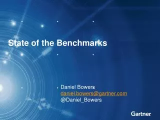 State of the Benchmarks