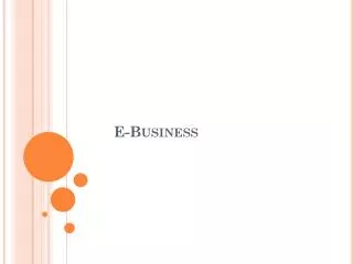 e business