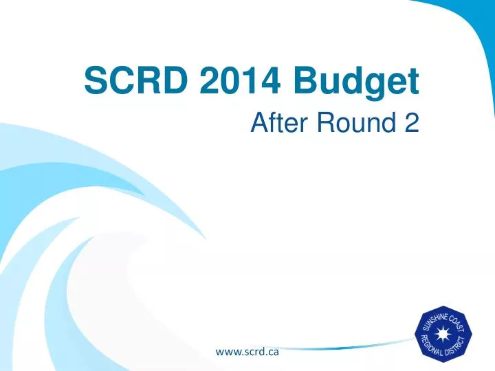 scrd 2014 budget