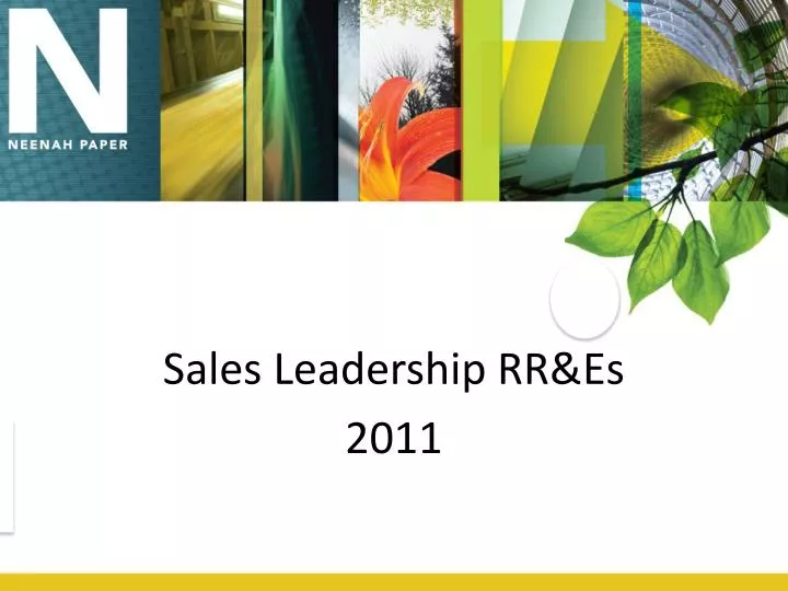 sales leadership rr es 2011