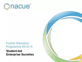 Further Education Programme 2013/14