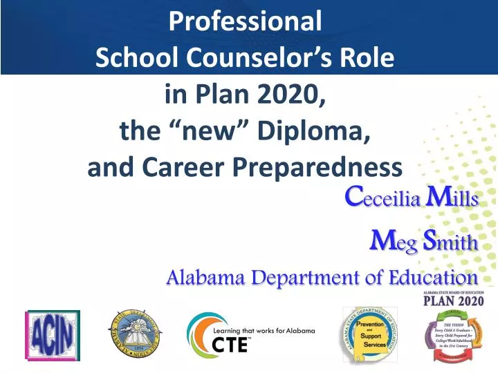 professional school counselor s role in plan 2020 the new diploma and career preparedness