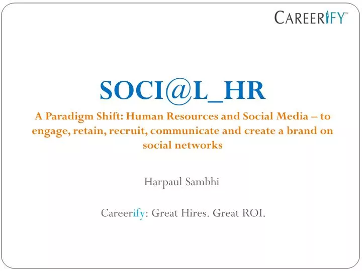 harpaul sambhi career ify great hires great roi