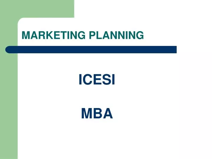 marketing planning