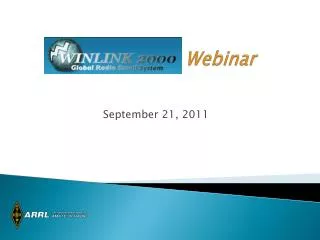 Winlink 2000 Webinar