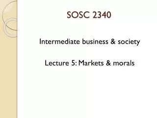 SOSC 2340