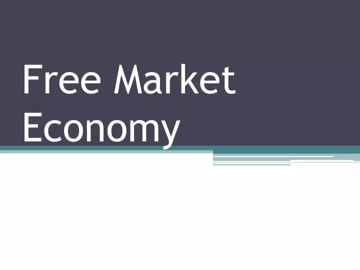 free market economy