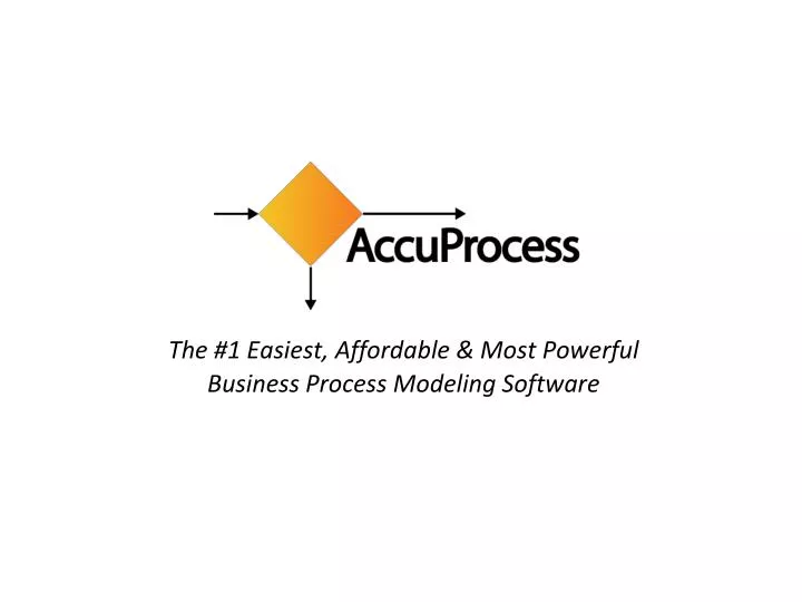 the 1 easiest affordable most powerful business process modeling software