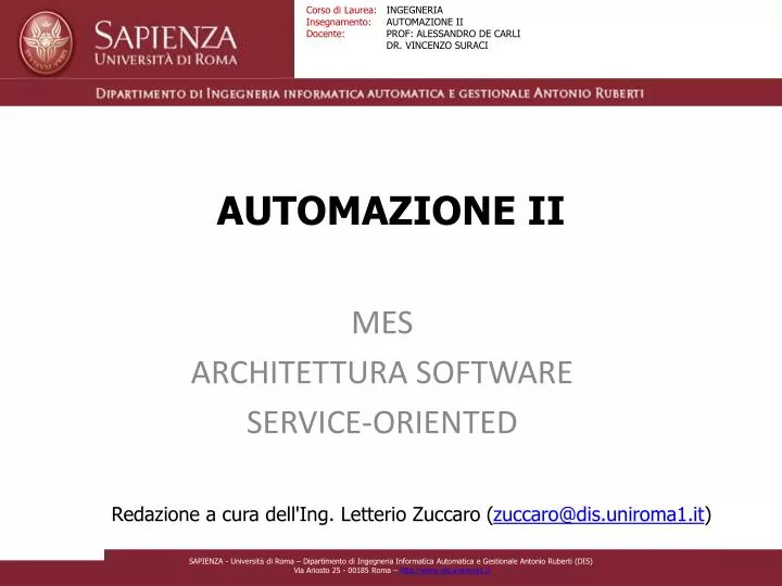 automazione ii