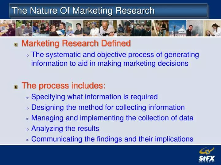 the nature of marketing research