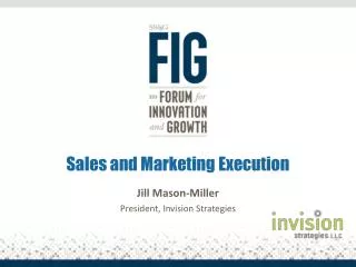 Sales and Marketing Execution