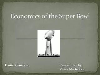 Economics of the Super Bowl