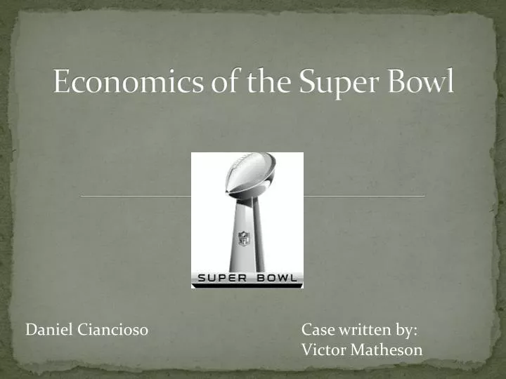 economics of the super bowl