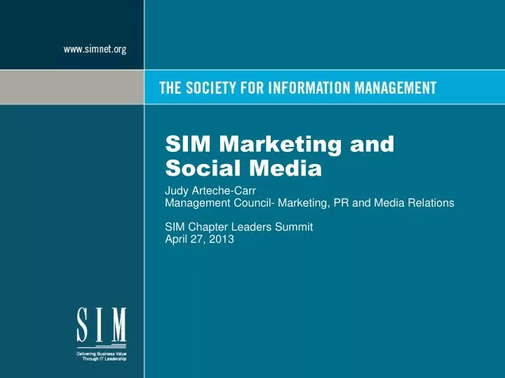 sim marketing and social media